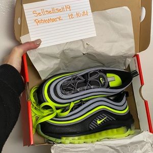 Nike Air Max 97 HZ (GS) Black/Volt/Gunsmoke GS 5.5